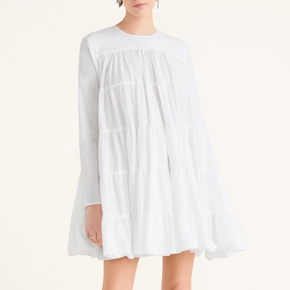 Merlette NYC Soliman Tiered Dress in White Size XS